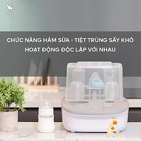 Máy tiệt trùng , sấy khô và hâm sữa Moaz bebe MB005 Chính hãng