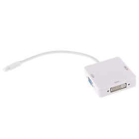 3 in 1 Mini DP to   VGA Adapter Converter Cable for