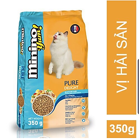 Hạt Thức Ăn Cho Mèo Minino Yum Vị Hải Sản, Cá Hồi Và Mực