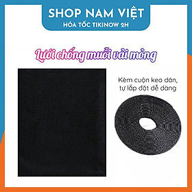 Lưới Chống Muỗi Vải Mỏng, Rèm Chống Côn Trùng Tự Lắp