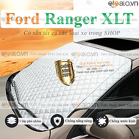 Tấm che chắn nắng kính lái ô tô Ford Ranger XLT CAO CẤP 3 Lớp Chắn Nắng Cản Nhiệt