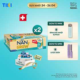 Bộ 2 Thùng 36 hộp Sữa pha sẵn Nestlé NANGROW sữa mát công thức từ Thụy Sĩ 9(4 x 110ml) - (Bé từ 1 tuổi)