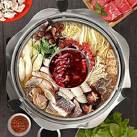 Mua Nồi lẩu xoay inox 2 trong 1 size 32
