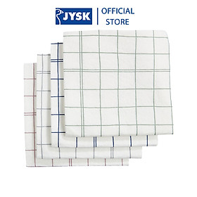 Mua Khăn lau bát bộ 4 chiếc | JYSK Eliot | polyester | sọc trắng | R38xD38cm