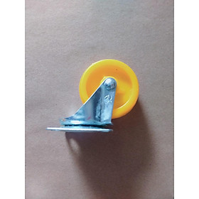 Mua Bánh xe đẩy hàng  bánh xe nhựa vàng XOAY 360° - Dùng để hỗ trợ vận chuyển rất hiệu quả