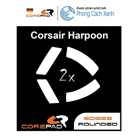 Mua Feet chuột PTFE Corepad Skatez PRO cho Corsair Harpoon Wired / Harpoon Wireless (2 bộ) - Hàng Chính Hãng