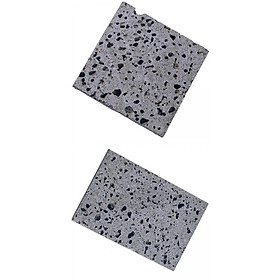 2x Nordic Stone Photography Props Food Rings Jewelry Plate Studio Shooting