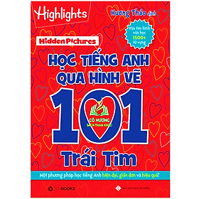 Sách – Hidden Pictures – Học Tiếng Anh Qua Hình Vẽ 101 Trái Tim