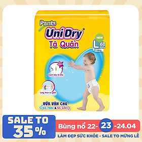 Tã Quần Unidry Ultra Jumbo L68 (68 Miếng)