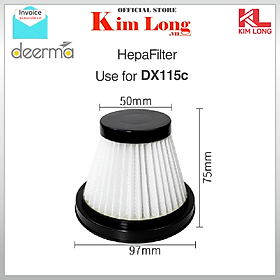 Bộ Lõi Lọc DEERMA DX115C / DX118C máy hút bụi cầm tay - Hàng chính hãng