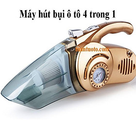 Mua Máy hút bụi mini kiêm bơm lốp ô tô 4 trong 1