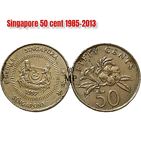 Mua Đồng xu Singapore 50 cent 1985-2013
