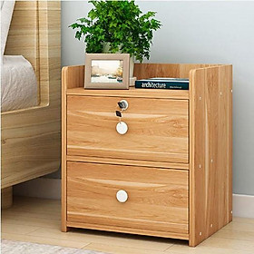Tủ gỗ kê đầu giường 1 ngăn kéo- 2 ngăn kéo