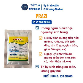 Xổ ký sinh trùng diệt nội ngoại ký sinh trùng Prazi xổ lãi giun nấm cho cá lươn ếch ốc ba ba tôm thẻ