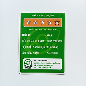 Mua Tem nhãn năng lượng năm sao Japan nhỏ - Tem tiết kiệm năng lượng máy lạnh tủ lạnh máy giặt Japan nhỏ - tem năng lượng