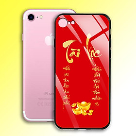Ốp Lưng Họa Tiết Màu Vàng Ánh Kim cho điện thoại Iphone 7 / 8 - 03003 7997 TAILOC05 - Tài Lộc - Hàng Chính Hãng