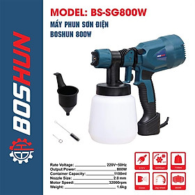 Mua Máy phun sơn Boshun BS-SG800W công suất lớn 800W - Hàng Chuẩn Không Chổi Than Siêu Khỏe