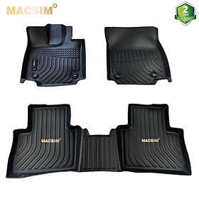 Thảm lót sàn xe ô tô LEXUS NX 2016- tới nay chất liệu TPE thương hiệu Macsim màu đen (sd)