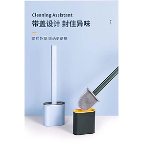 Mua Cọ Nhà Vệ Sinh Bồn Cầu Toilet Kèm Giá Cắm Chổi Silicon cao cáp
