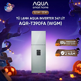 Tủ lạnh Aqua Inverter 347 lít AQR-T390FA(WGM) - Bảo hành 2 năm - Freeship toàn quốc - Hàng chính hãng