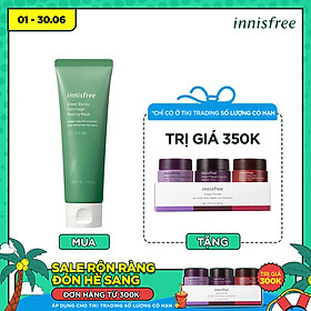 Mặt Nạ Tẩy Tế Bào Da Chết Từ Lúa Mạch Xanh Innisfree Green Barley Gommage Mask 120ml - 131170961