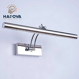 Đèn soi tranh, đèn chiếu tranh HAPOVA inox ST 7048 cỡ 40cm, 70cm