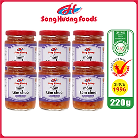 6 Hũ Mắm Tôm Chua Sông Hương Foods Hũ 220g