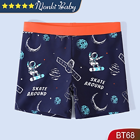 Quần bơi cho bé trai loại đẹp, chất thun bơi lạnh co giãn mịn mát, bảo vệ làn da của bé, lớp lót trong thoáng khí, đủ size từ 12-60kg | BT68