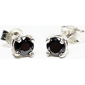 Bông tai bạc keely valda Nụ Xinh Xinh Black