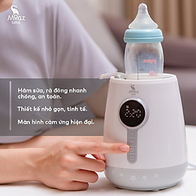 Máy hâm sữa siêu tốc Moaz bebe MB021, tiệt trùng an toàn