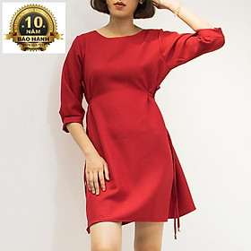 Đầm nữ dáng suông thắt dây eo thời trang KAD006 - Freesize