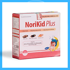 Siro Ăn Ngon NORIKID PLUS Hỗ Trợ Cải Thiện Biếng Ăn Táo Bón Tăng Sức Đề Kháng Cho Trẻ Hộp 20 Gói