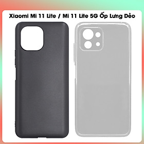 Ốp lưng Dẻo TPU Dành cho Xiaomi Mi 11 Lite, Mi 11 Lite 5G- Hàng Chính Hãng