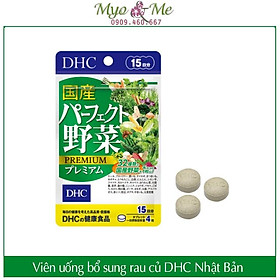 Viên uống DHC Rau củ quả Perfect Vegetable Premium túi 15/30/90 ngày