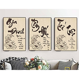 Mua Tranh bằng Gỗ MDF  phòng khách Tranh Thư Pháp Treo Tường Bằng Gỗ Trang Trí Nhà Cửa  Quà Tặng  Quà Sinh Nhật