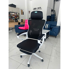 Mua Ghế văn phòng Công Thái Học Juno Sofa màu trắng đen hiện đại