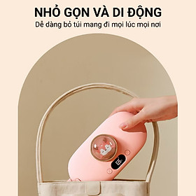 ￼Đai đeo massage FUJIMAX chườm ấm giảm đau bụng kinh nguyệt, túi làm ấm bụng tử cung cho phụ nữ quà tặng bạn nữ