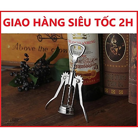 Dụng Cụ Khui Rượu Chữ T Kiểu 3 Thép Cao Cấp (Giao Mẫu Ngẫu Nhiên)