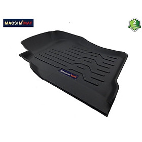 Thảm lót sàn xe ô tô Nisan X-Terra 2021 Nhãn hiệu Macsim chất liệu nhựa TPV cao cấp màu đen(FDW-176)