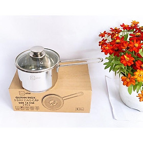 Mua Quánh Inox 3 Đáy Nấu Cháo  Nấu Bột Cho Bé Ăn Dặm Fivestar Standard Nắp Kính