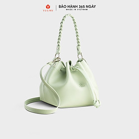 Túi Yuumy ( Thời trang nữ thiết kế dây rút - Túi đeo chéo da Seasand YN265 )