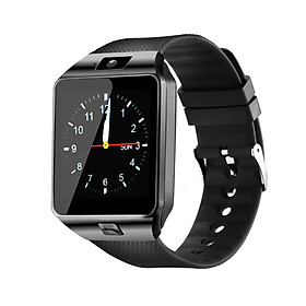 Đồng Hồ Thông Minh Bluetooth Hỗ Trợ SIM Và Thẻ Nhớ Kết Nối Thiết Bị Android Và iOS - Đen