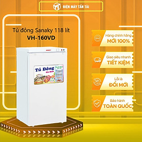 Mua Tủ đông đứng Sanaky VH-160VD 118 lít - Hàng chính hãng (chỉ giao HCM)