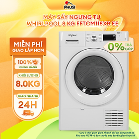Mua Máy sấy ngưng tụ Whirlpool 8 kg FFTCM118XB EE -  Chỉ giao HCM