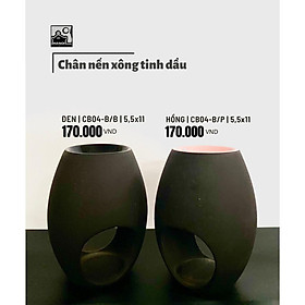 Mua Chân nến gốm kèm khay xông tinh dầu