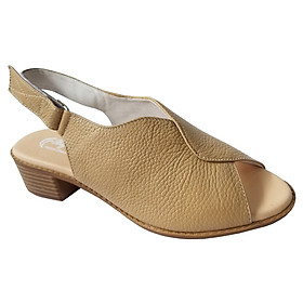 Giày Sandal Cao Gót Da Bò BIGGBEN Cao 4 Phân SDCG151