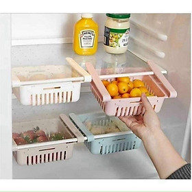 Khay đựng thức ăn cài gắn tủ lạnh thu gọn thông minh