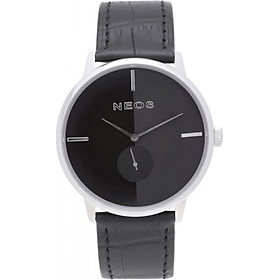 Đồng hồ Neos N-40679M nam dây da đen