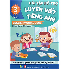 Nơi bán Bài Tập Bổ Trợ Luyện Viết Tiếng Anh - English Workbook Lớp 3 Tập 1 - Giá Từ -1đ