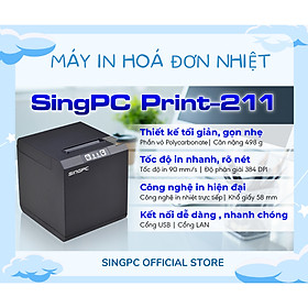 Máy in hóa đơn SingPC Print - 211- Hàng chính hãng
